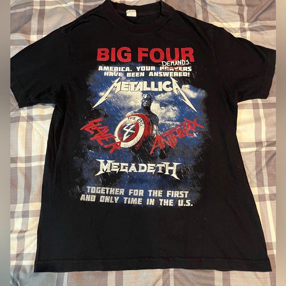 Black Metallica Graphic T-Shirt